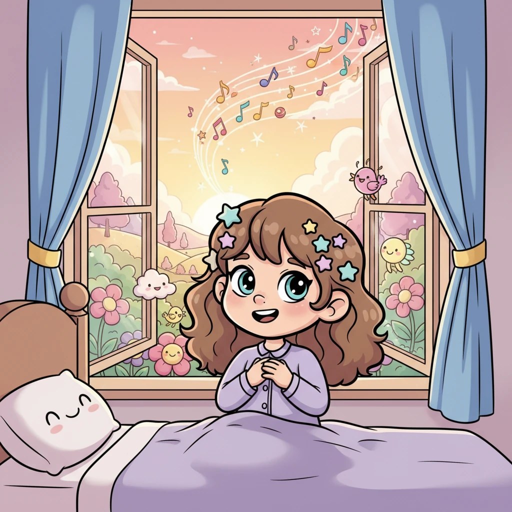 The next morning, Luna awoke to an extraordinary symphony of joyful sounds drifting from outside. Giggles, cheerful songs, and happy chatter filled the air, a stark contrast to the usual morning quiet. She knew, with a flutter in her heart, that her wish had come true.