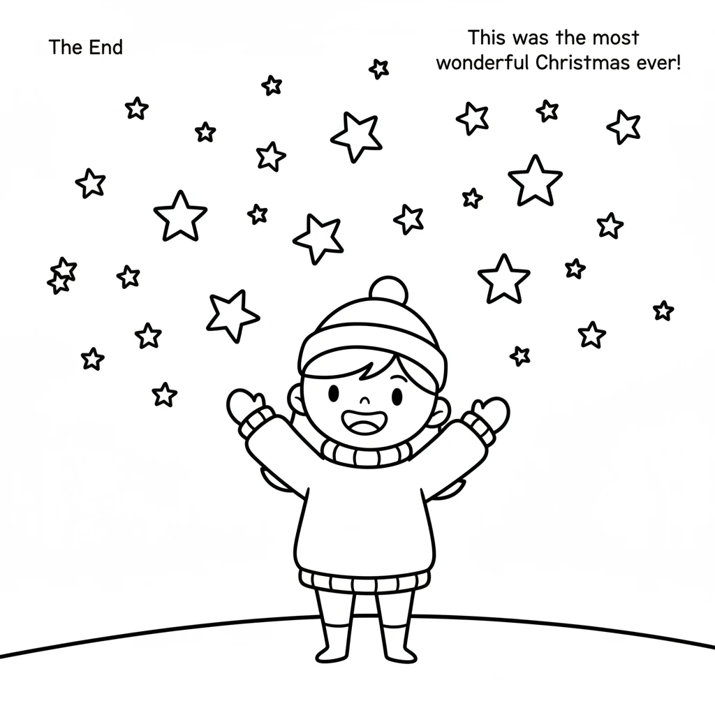 As the stars twinkled above, Lily knew this was the most wonderful Christmas ever. It was free, it was full of love, and it was truly magical. Lily, s