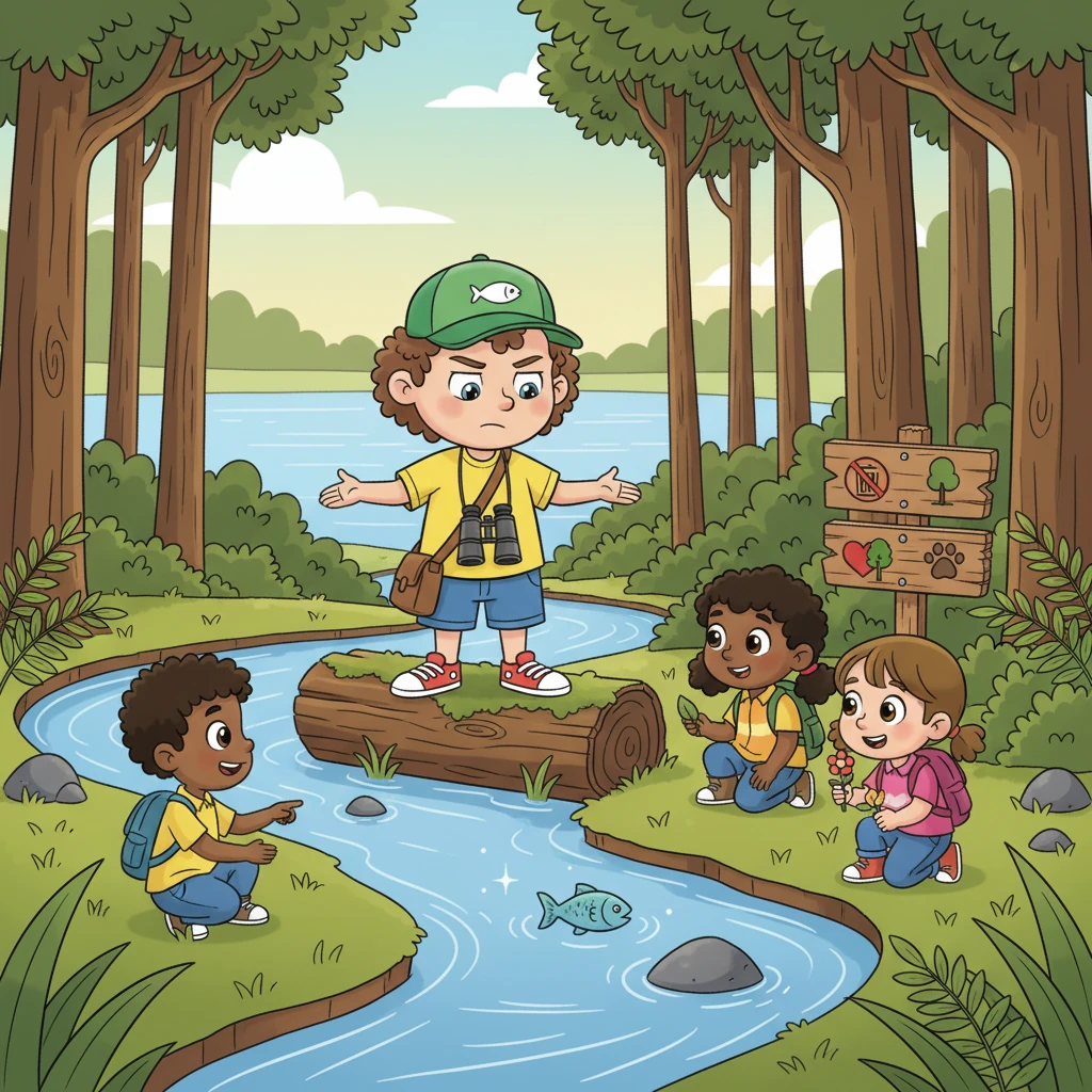 Podczas wyprawy Isakin z powagą wyjaśnia, jak ważne jest dbanie o przyrodę. Mówi o tym, by nie śmiecić, szanować rośliny i zwierzęta oraz chronić czystość wody. Podkreśla, że każdy mały gest ma ogromne znaczenie dla zachowania piękna lasu i jeziora. Dzieci czują, że to bardzo ważna misja.