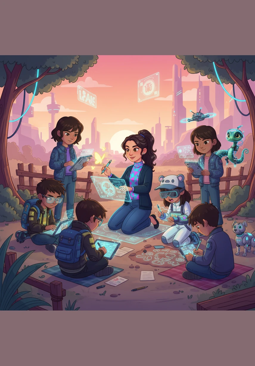 Inspirados por la elegancia del pequeño reptil, los alumnos escribieron cuentos fantásticos y poemas emotivos sobre la vida en el campo. Las palabras fluían con naturalidad en sus cuadernos, pues ahora escribían sobre una experiencia real que habían sentido y comprendido.