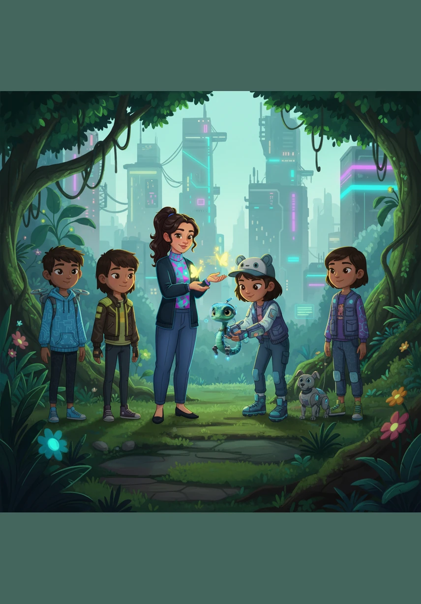 Con mucho cuidado y ternura, llevaron a la pequeña culebra a una zona verde y segura lejos de las construcciones. Al verla deslizarse hacia la libertad, los estudiantes comprendieron la importancia de proteger y convivir con todos los seres vivos del planeta.