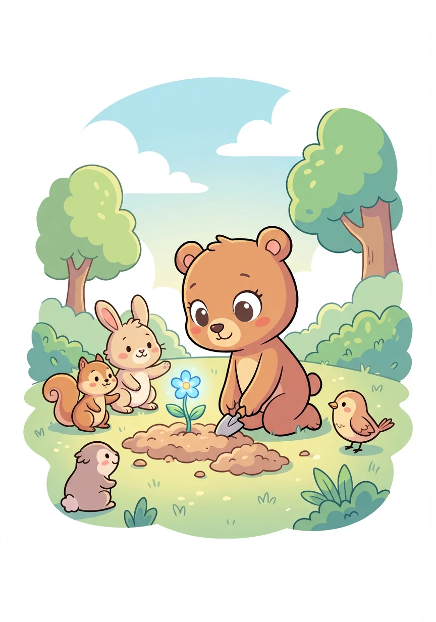 它说：“因为你很温柔，世界也会对你很温柔。”