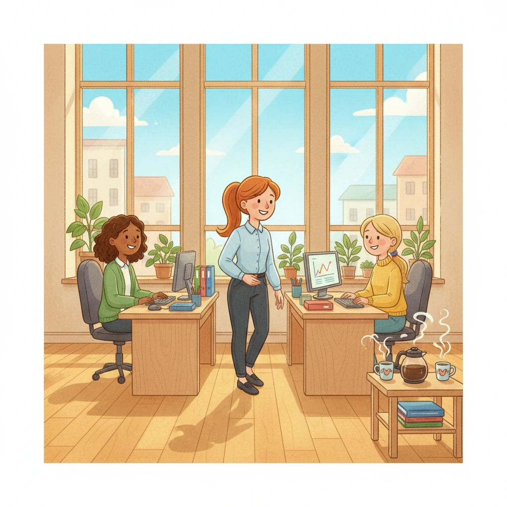 Cudowna praca w biurze rachunkowym - creative