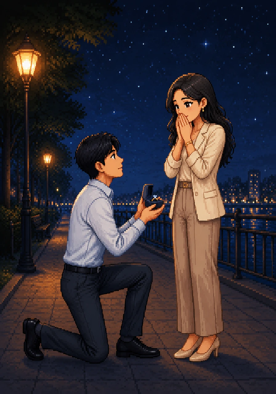 Under a canopy of stars during a quiet evening walk, Kai asks Chinthya to build a permanent life with him. The proposal is intimate and sincere, marking the moment the reserved man fully opens his heart to the woman who has become his world.