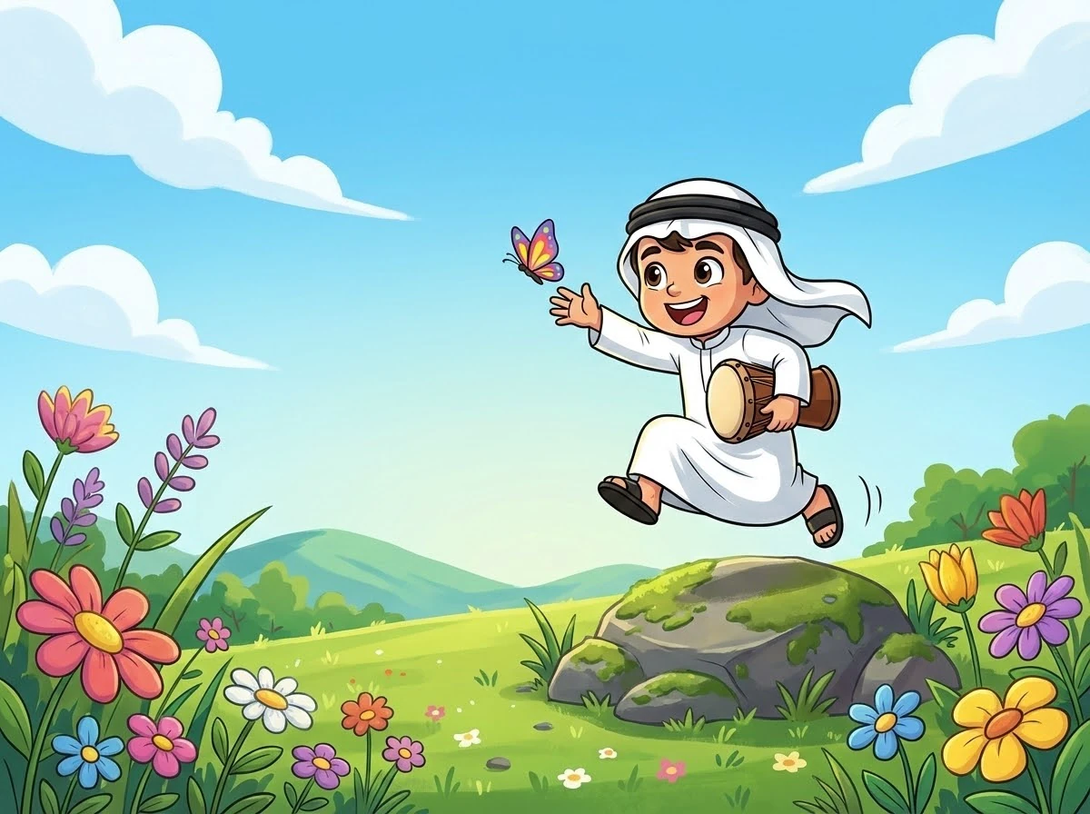 دخل أمين إلى المنزل ووجد الطعام جاهزًا. ابتسمت أمه وقالت: "أحسنت يا أمين، لأنك استمعت إلينا."