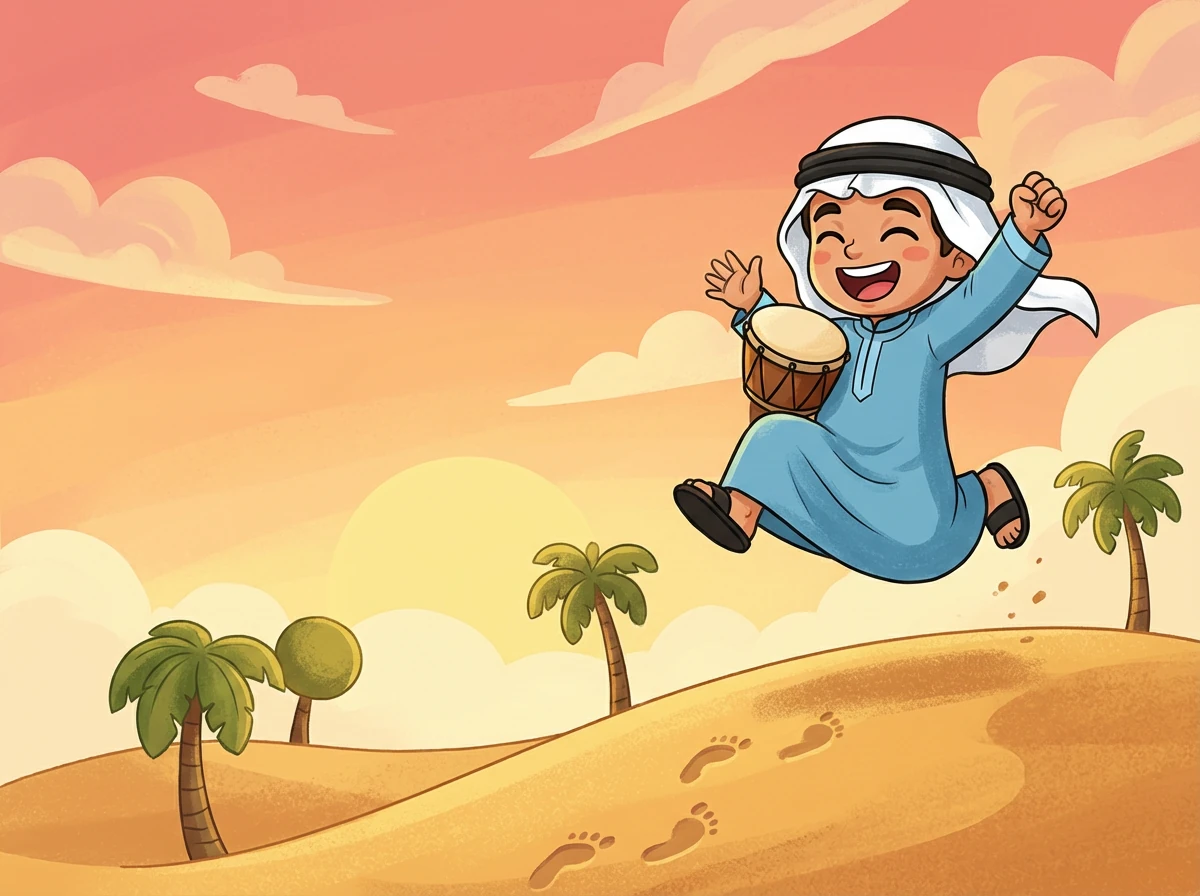 ركب أمين الدراجة وكان سعيدًا. لكنه نسي كلام والده وذهب بعيدًا جدًا.