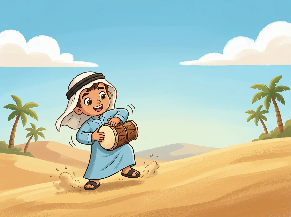 فجأة، ضاع أمين ولم يعرف طريق العودة. بدأ يبكي وشعر بالخوف.