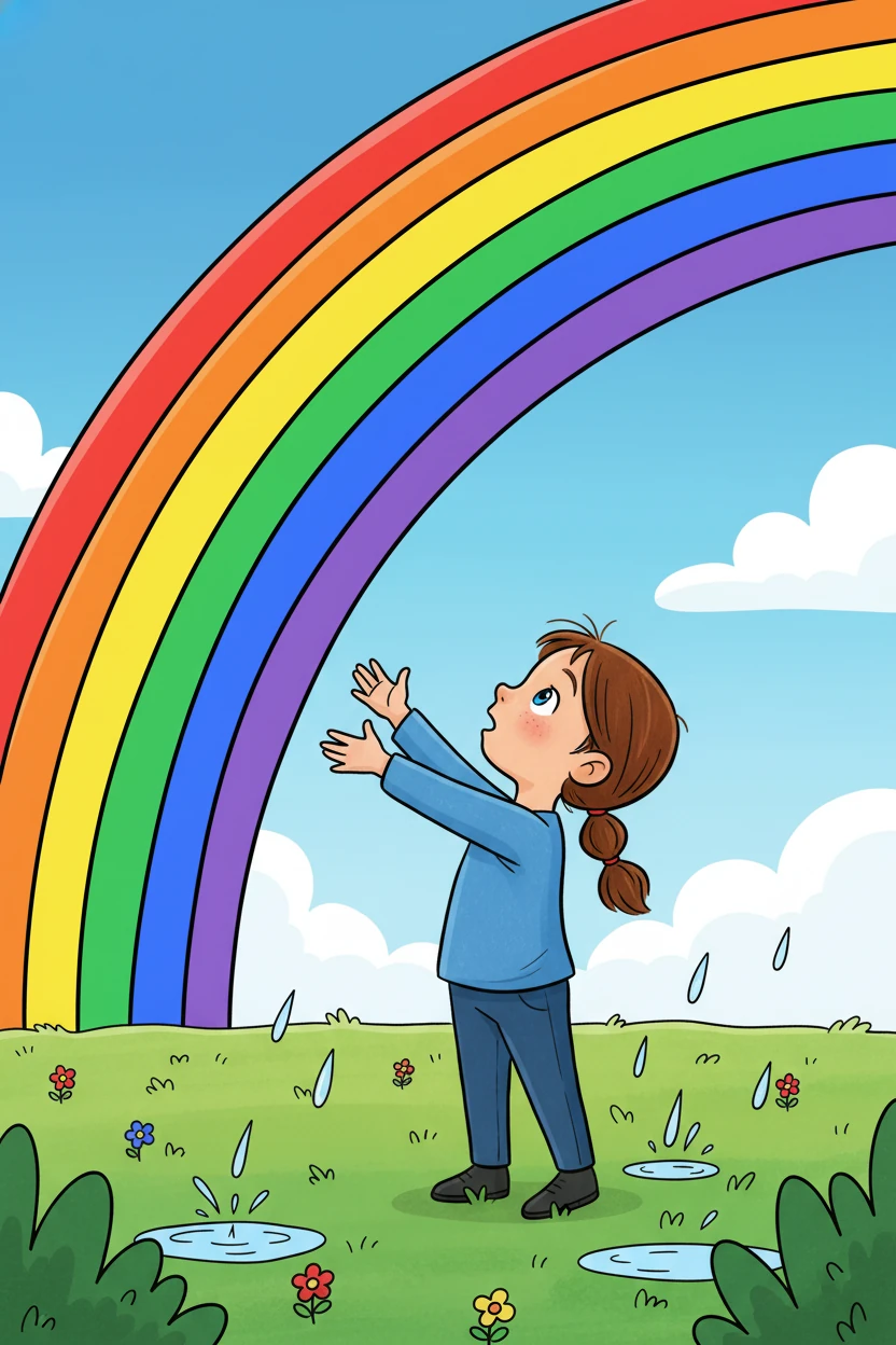 Lila e o Segredo do Arco-Íris - fairy-tale