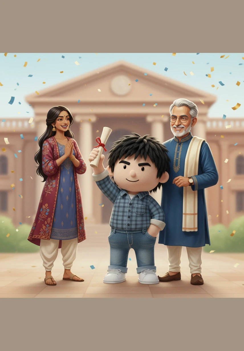 পরীক্ষার জন্য দিনরাত পড়াশোনা করে দেবপ্রতিম অবশেষে সফল হয়, আরুশির আনন্দ তখন আর ধরে না। তাদের এই দীর্ঘ সংগ্রামের ফল তারা হাতে পায় সাফল্যের মাধ্যমে।