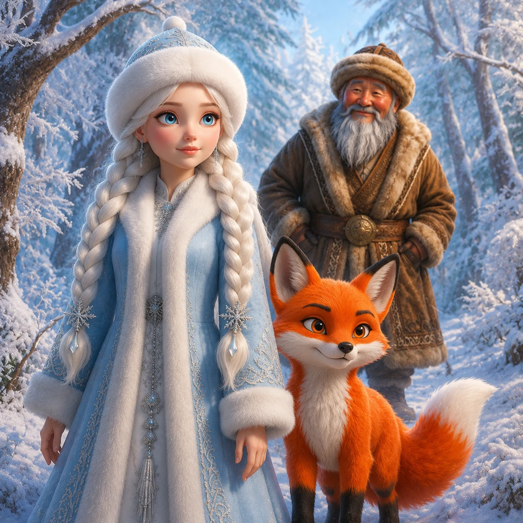 Karshakyz and the Fox - Fairy tales