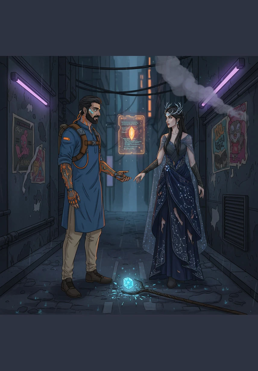Vikram shows Meera a chest filled with gleaming jewels and fine fabrics, contrasting sharply with her humble life. The temptation of security and status starts to outweigh her long-standing devotion to Rohan.