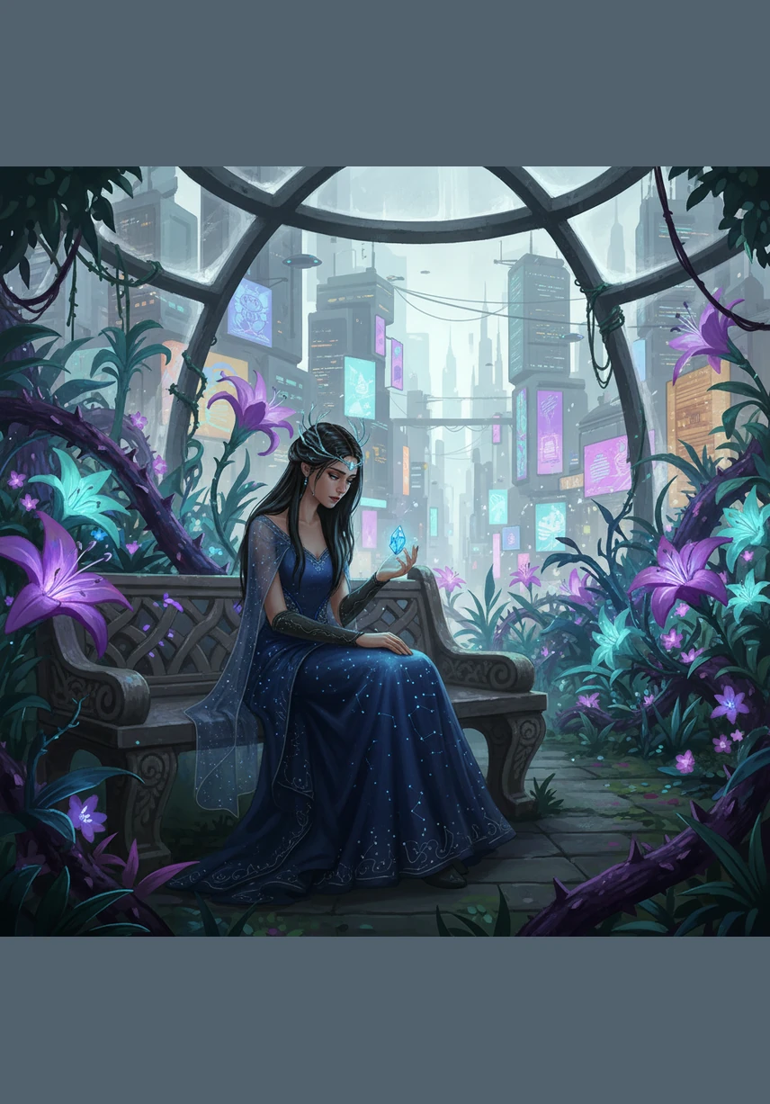 Meera sits in her garden of exotic flowers, realizing that no amount of money can buy the genuine joy she once felt in Rohan's arms. The silence of her wealthy life becomes a heavy burden she must carry every day.