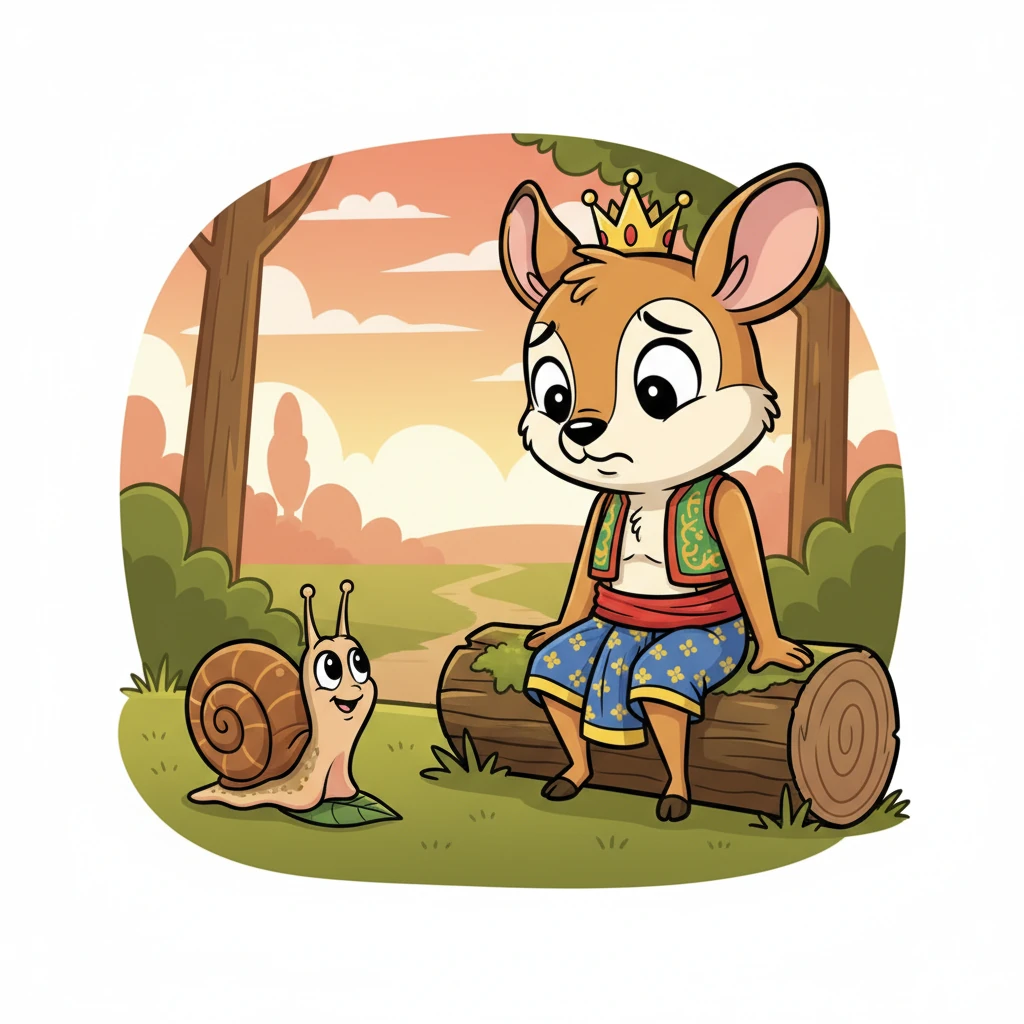 Kancil Angkuh berasa malu dan menyesal dengan kesombongannya. Dia belajar bahawa kepantasan bukanlah segalanya dan ketekunan Siput telah mengajarnya pelajaran berharga tentang kerendahan hati.