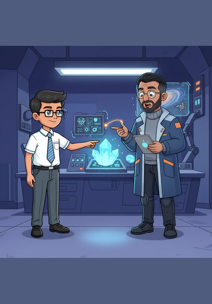 With a gentle hum, the simulator powered down and the familiar desks and chalkboards of Class 4A reappeared. The room was filled with cheers and laughter as the students celebrated their successful journey and the incredible teamwork they displayed.