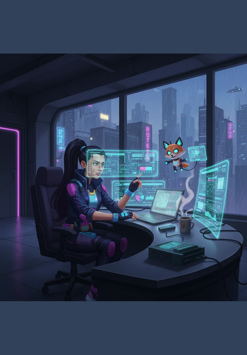 She spends the afternoon researching the latest digital trends on her sleek tablet, discovering how AI and augmented reality are transforming the way people shop. Armed with a vision and a cup of artisan coffee, she maps out a strategy that combines high-tech tools with her unique personal touch.