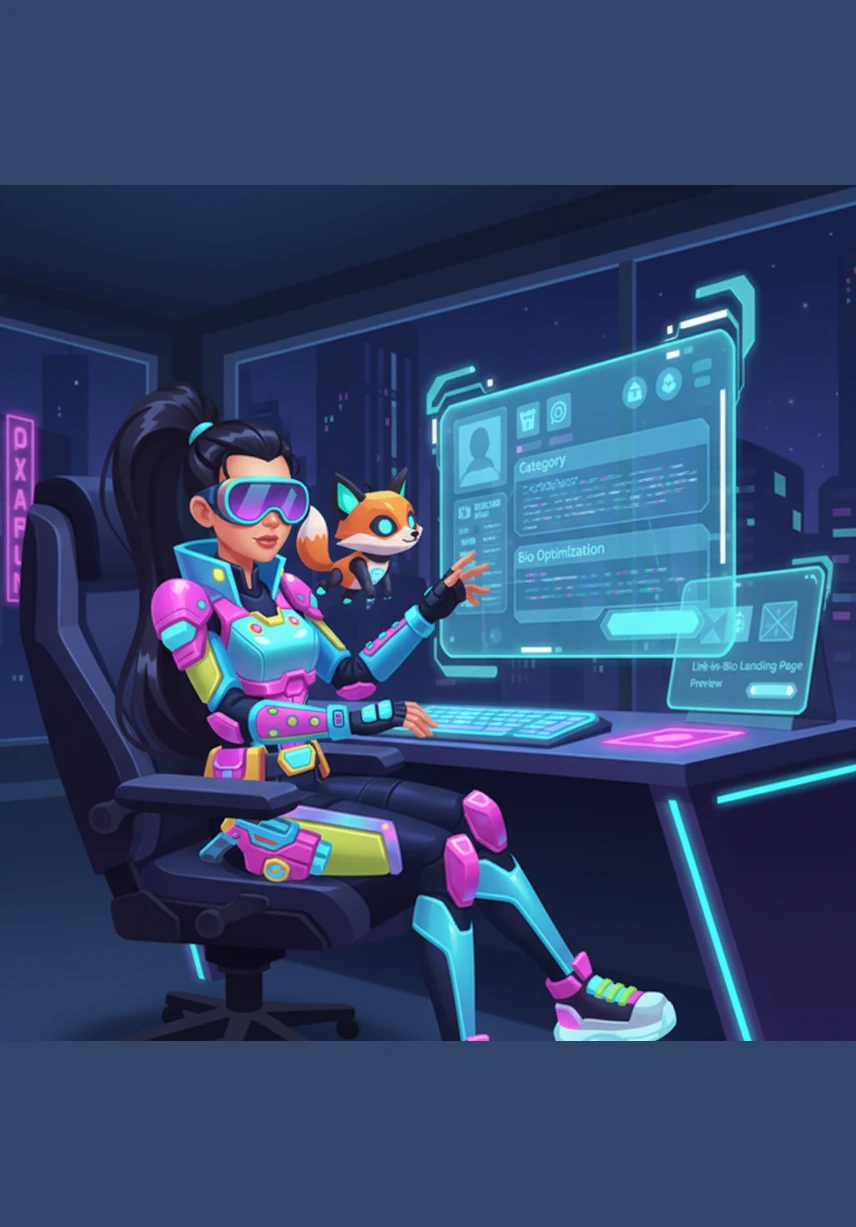 Transitioning her account to a professional creator profile is the first technical step in her journey. She carefully selects a category that fits her brand and optimizes her bio with a clear value proposition and a minimalist link-in-bio landing page.