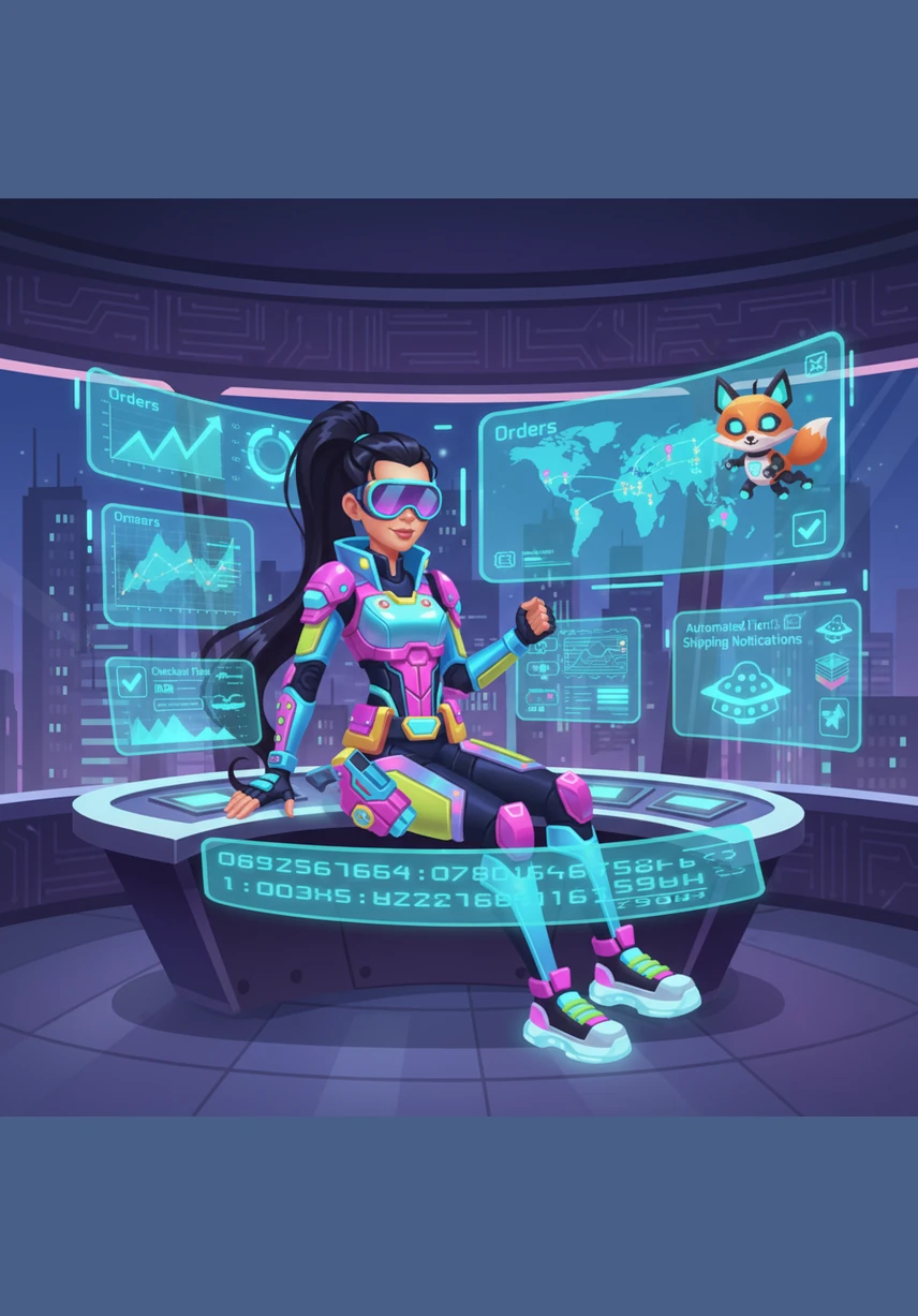 On launch day, Elena tracks her real-time analytics as orders begin to flow in from customers all across the country. The seamless integration of checkout features and automated shipping notifications makes the shopping experience effortless for her growing audience.