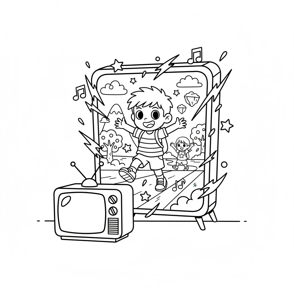 anime coloring pages - 涂色本