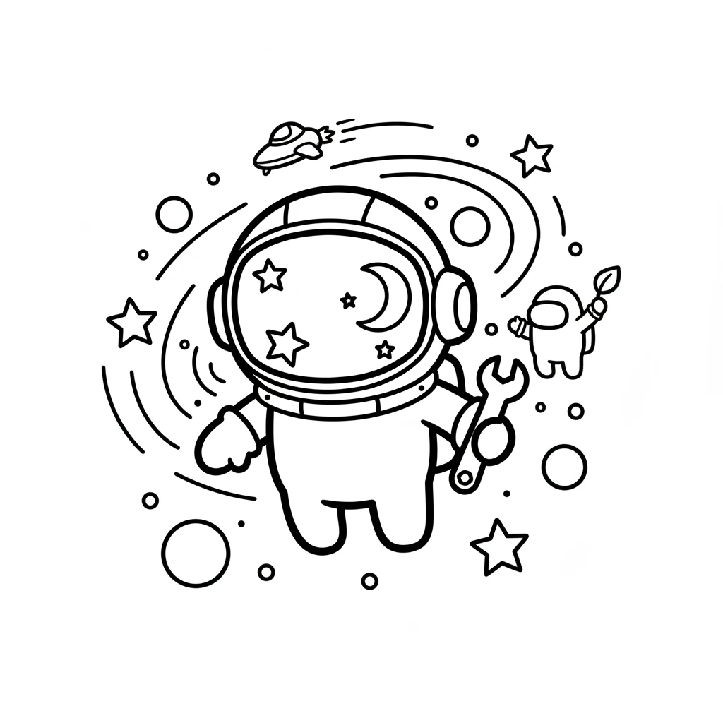 among us coloring pages