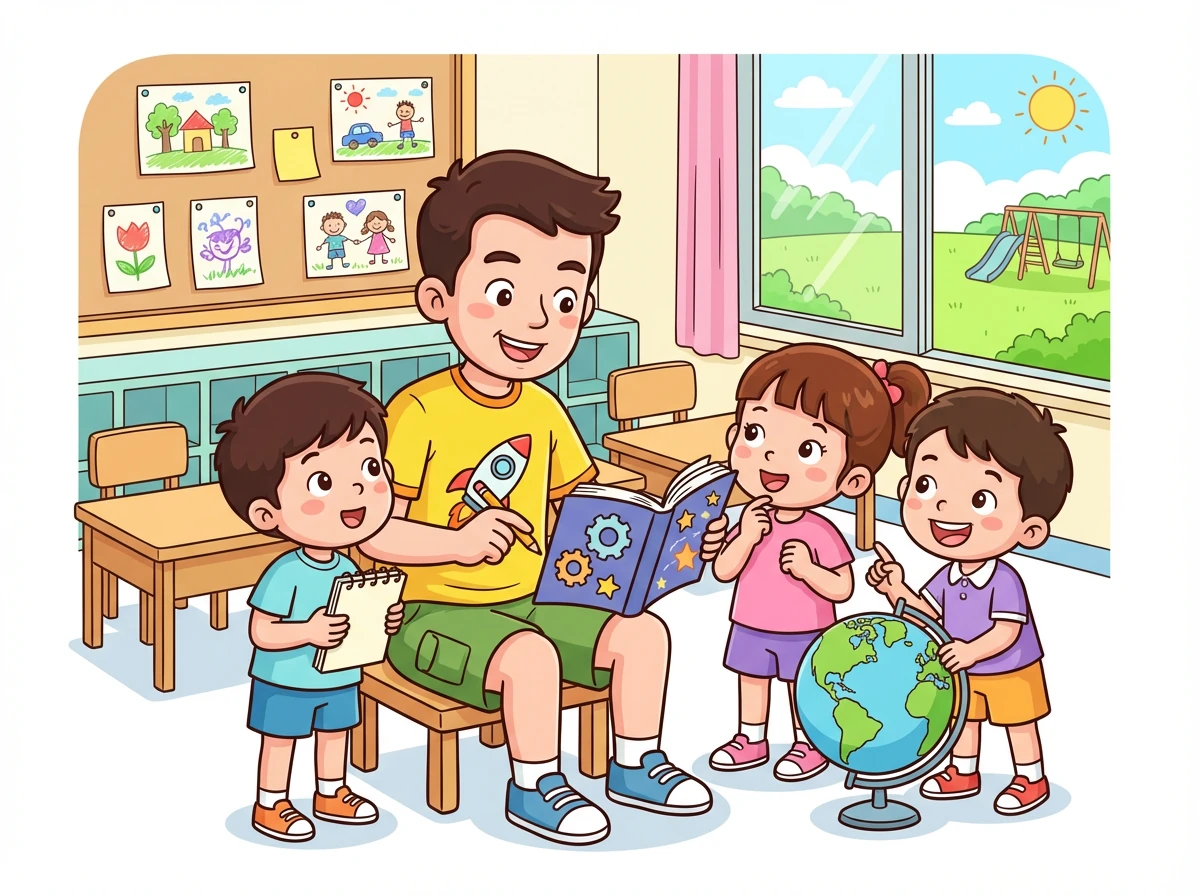 小明经常回到他的小学，鼓励孩子们好好学习。他告诉他们，知识是改变世界的强大力量。