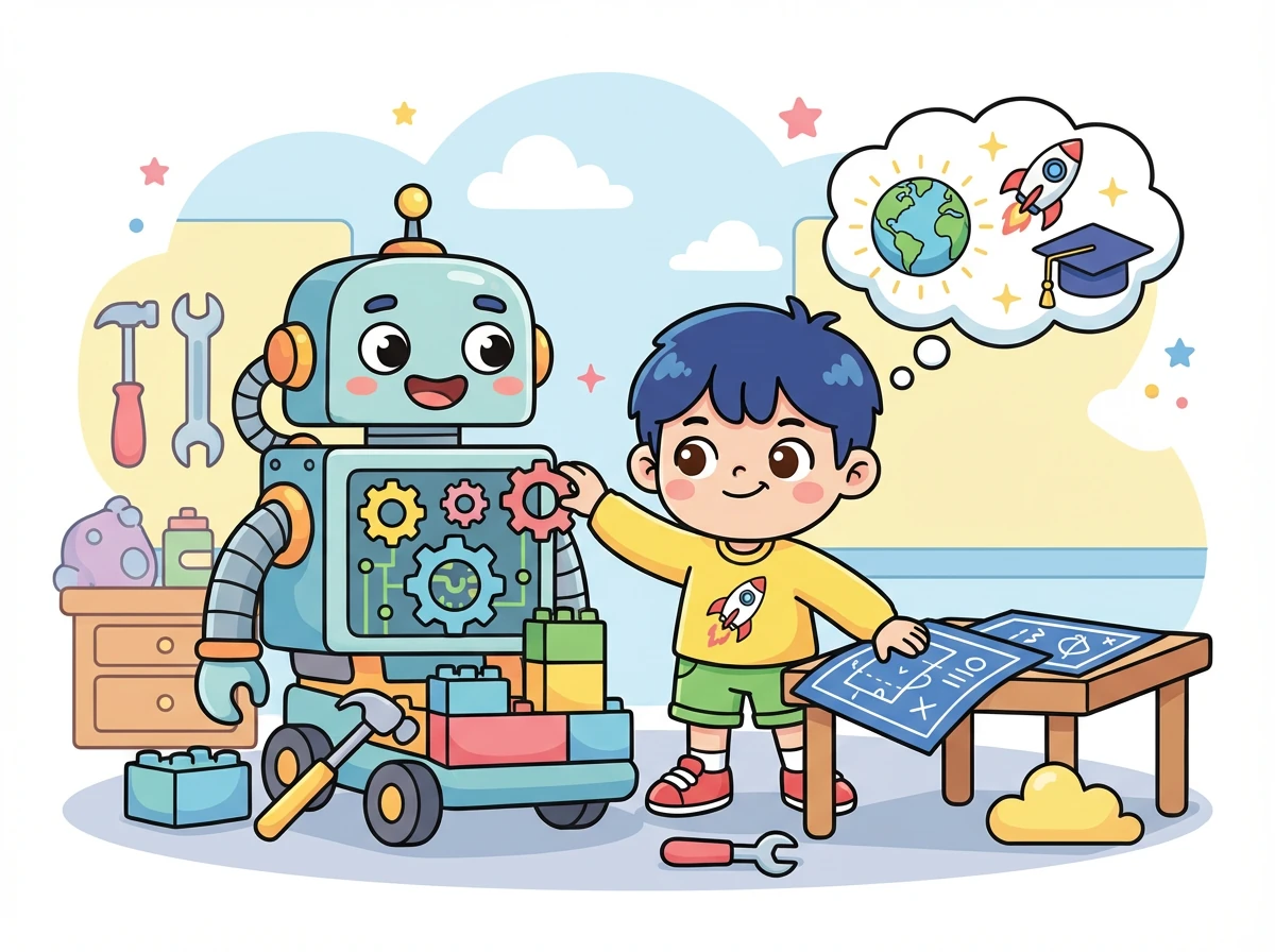 小明的故事告诉我们，好好学习对我们的未来非常重要。只要我们努力学习，就能实现自己的梦想，为社会做出贡献。