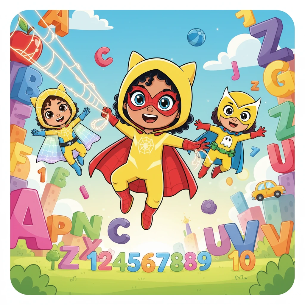 Sunny Web's Alphabet Adventure! - educational