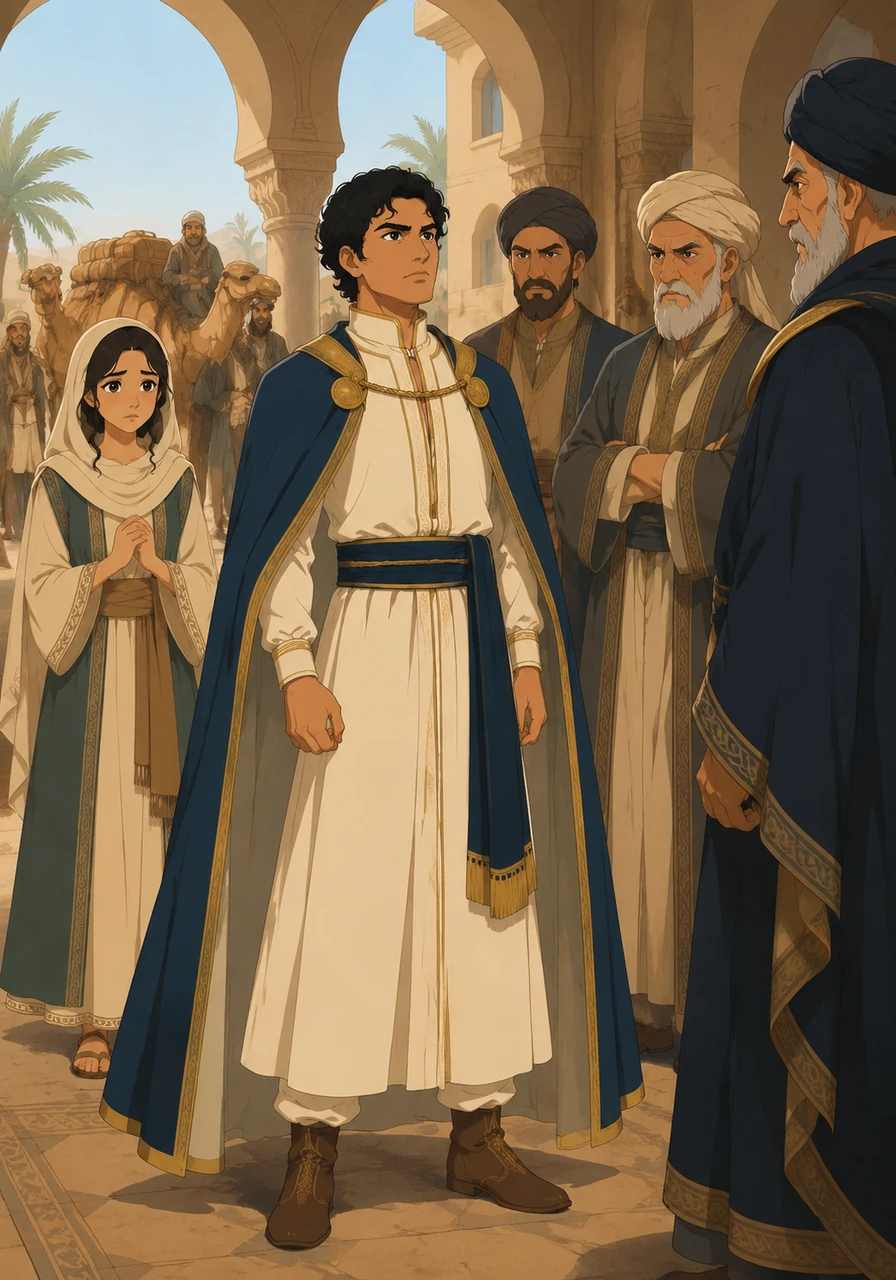 وقف ولد الشريف بشموخ أمام كبار عائلته معلناً أن القلب إذا اختار لا يسمع إلا صوته، لكنهم أصروا على إبعاده وفرضوا عليه السفر مع قافلة تجارية بعيدة لينسى حبها.