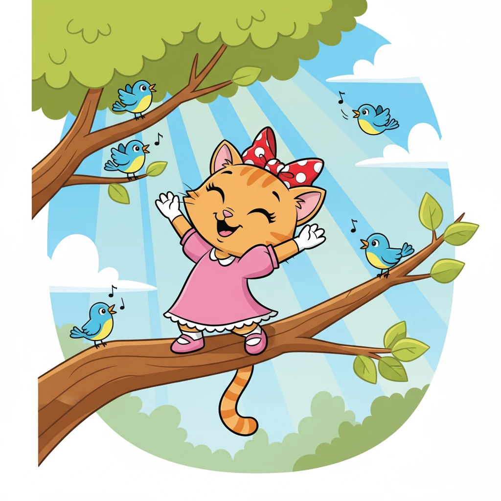 Lilica, a coala mais fofa da floresta, acordou com um sorriso no rosto. O sol brilhava e os pássaros cantavam, anunciando um dia perfeito para uma aventura. Ela espreguiçou-se em seu galho, pronta para explorar o mundo.