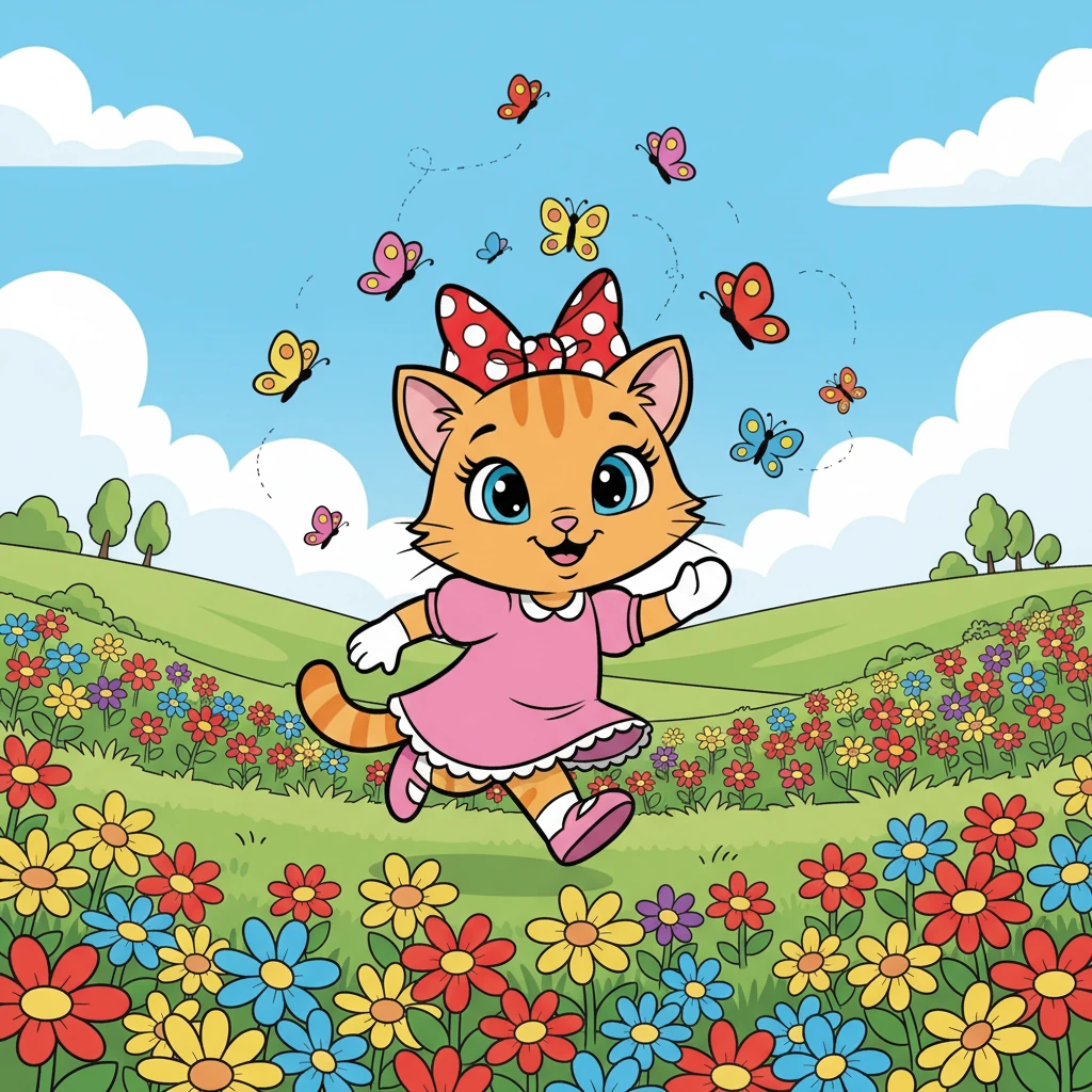 Eles continuaram sua jornada, passando por um campo de flores vibrantes. Borboletas coloridas voavam ao redor, e o ar estava cheio de um perfume doce. Lilica e seus amigos sentiram a alegria da natureza.