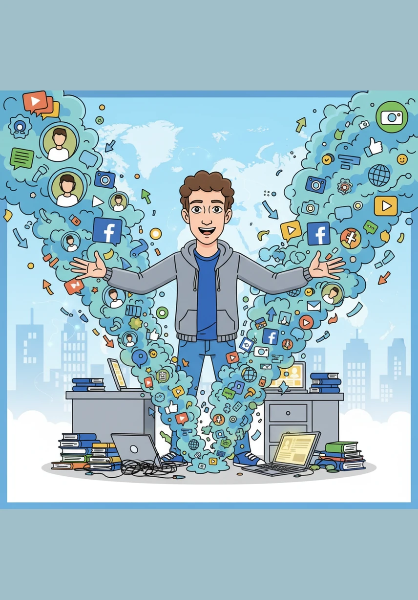 The platform quickly becomes a sensation, and soon students from other universities are eager to join the growing network. What started in a single room begins to spread across the country, as thousands of people create their own digital profiles and connect with friends.