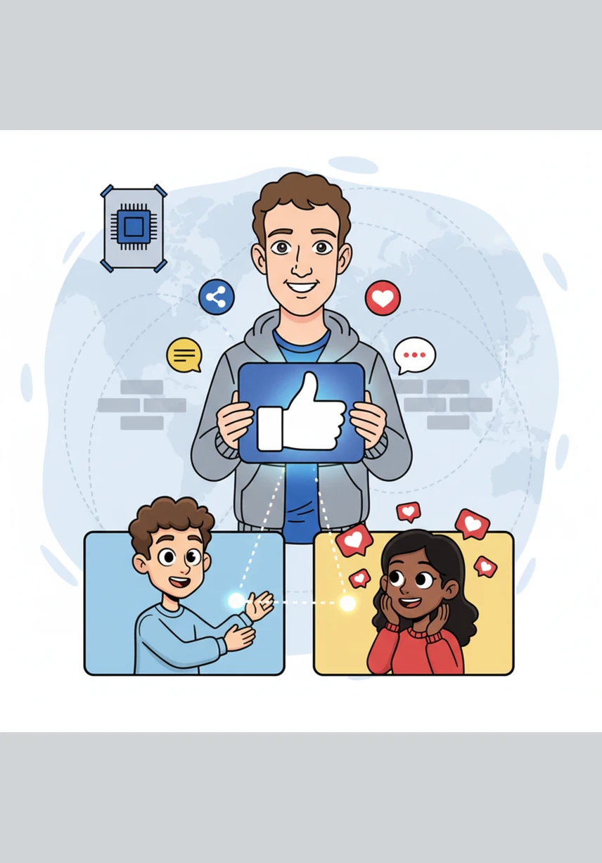 The iconic Like button and social icons are introduced, allowing friends to support and encourage each other across vast distances. These small features change the way we express our feelings and connect with the stories of others in our daily lives.