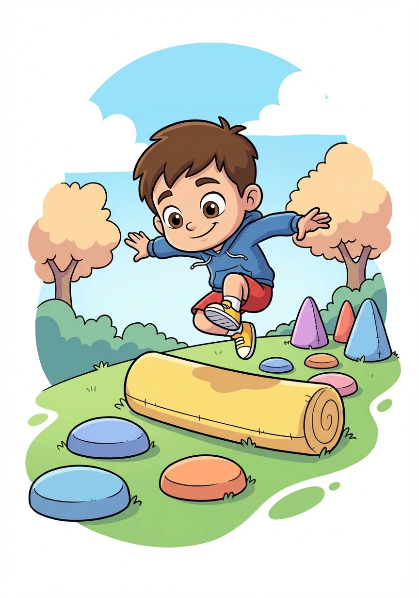 Danny continued, weaving through the remaining obstacles with newfound confidence. His movements were fluid and graceful.