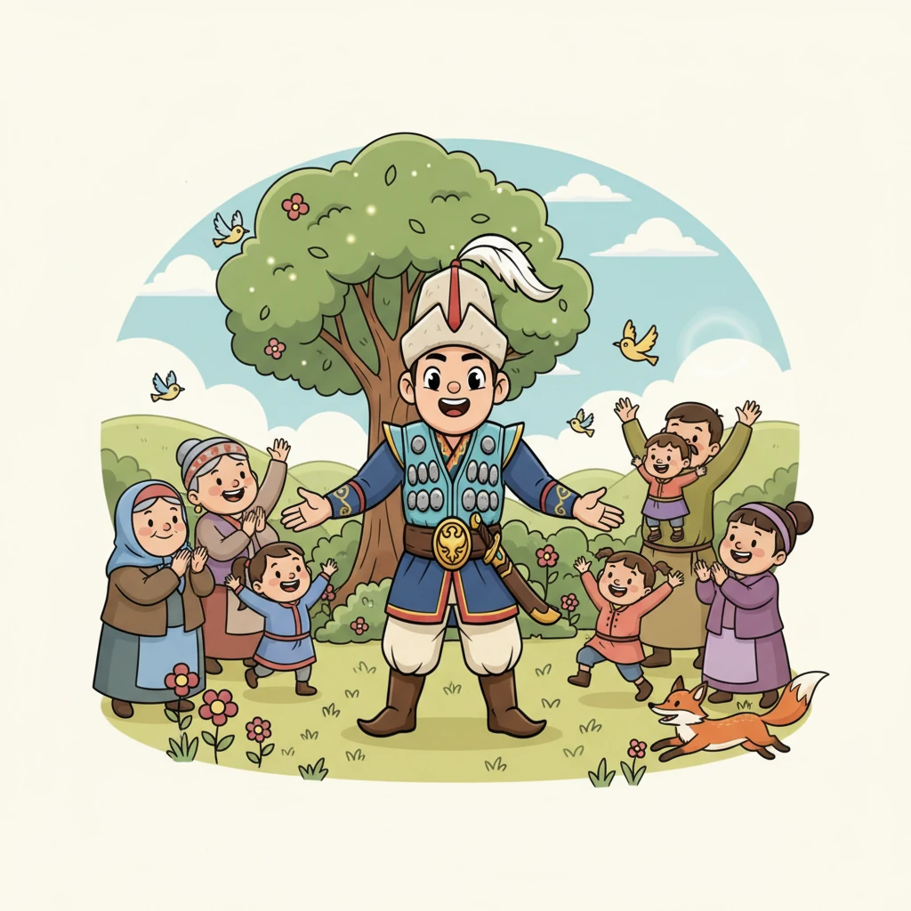 Риза болған ауылдағылар мен жанданған табиғаттың ортасында Айдар жүрегінде жылулық сезінді. Ол ең кішкентай адамның да батылдық пен мұқият бақылау арқылы үлкен өзгерістер жасай алатынын түсінді.