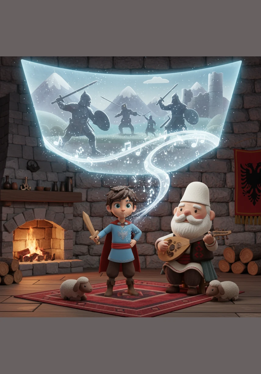 Gjergji pa se si vargjet e Lahutës së Malësisë merrnin jetë, duke treguar betejat e lavdishme për liri dhe pavarësi. Çdo tingull i lahutës ishte një dëshmi e historisë që nuk u harrua kurrë falë këngëve të rapsodëve që u kënduan brez pas brezi.