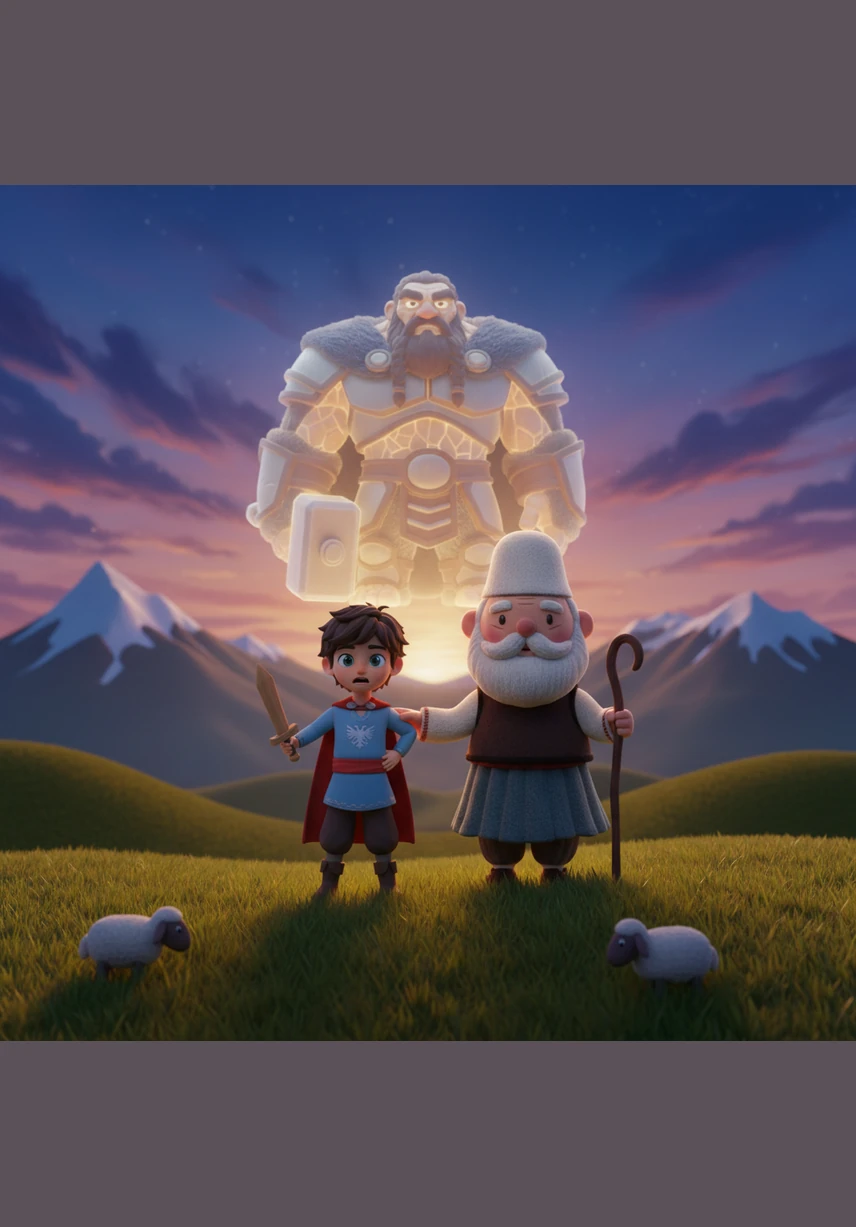 Në një kënd të vizionit, ai pa At Gjergj Fishtën duke shkruar me penë në dritën e një qiriri, duke thurur lavdinë e kombit në vargje të pavdekshme. Çdo fjalë e tij ishte një gur i çmuar që forconte kështjellën e madhe të kulturës dhe vetëdijes shqiptare.