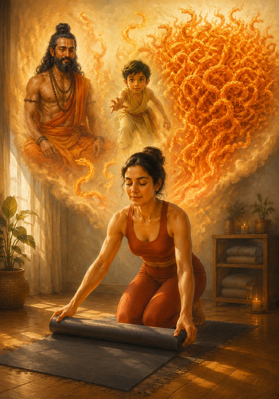 Centuries later, a modern practitioner unrolls a mat in a quiet room, closing her eyes to find her center. The ancient path laid down by the sage who fell from the sky continues to guide every soul seeking stillness. Yoga remains a living legacy, a sacred state of being where the mind becomes as steady and calm as a resting serpent.