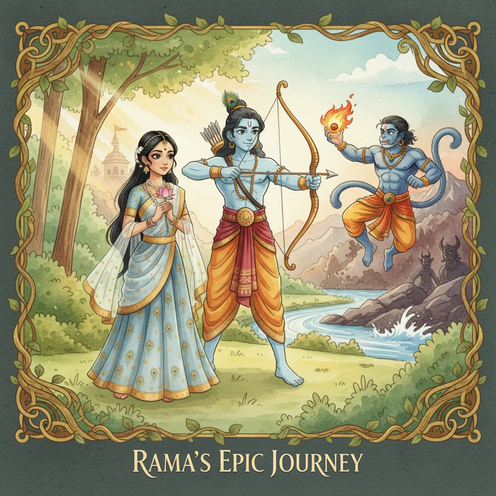 The Epic Adventure of Prince Rama - mythology