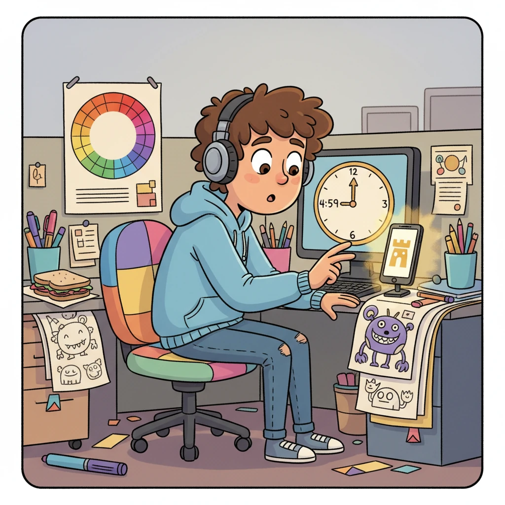 Leo, a junior designer, felt stuck in his cubicle, watching the clock tick by on his modest $45,000 salary. His desk was a colorful but chaotic explosion of design tools and half-finished sketches. Suddenly, his phone buzzed with a LinkedIn notification, a bright, inviting glow cutting through his ennui.