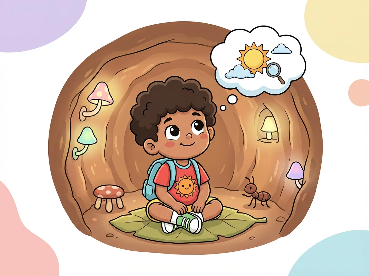 Di sebuah sarang semut yang nyaman, hiduplah Budi, si semut kecil yang sangat ingin tahu. Dia selalu bermimpi untuk menjelajahi dunia di luar sarangnya.