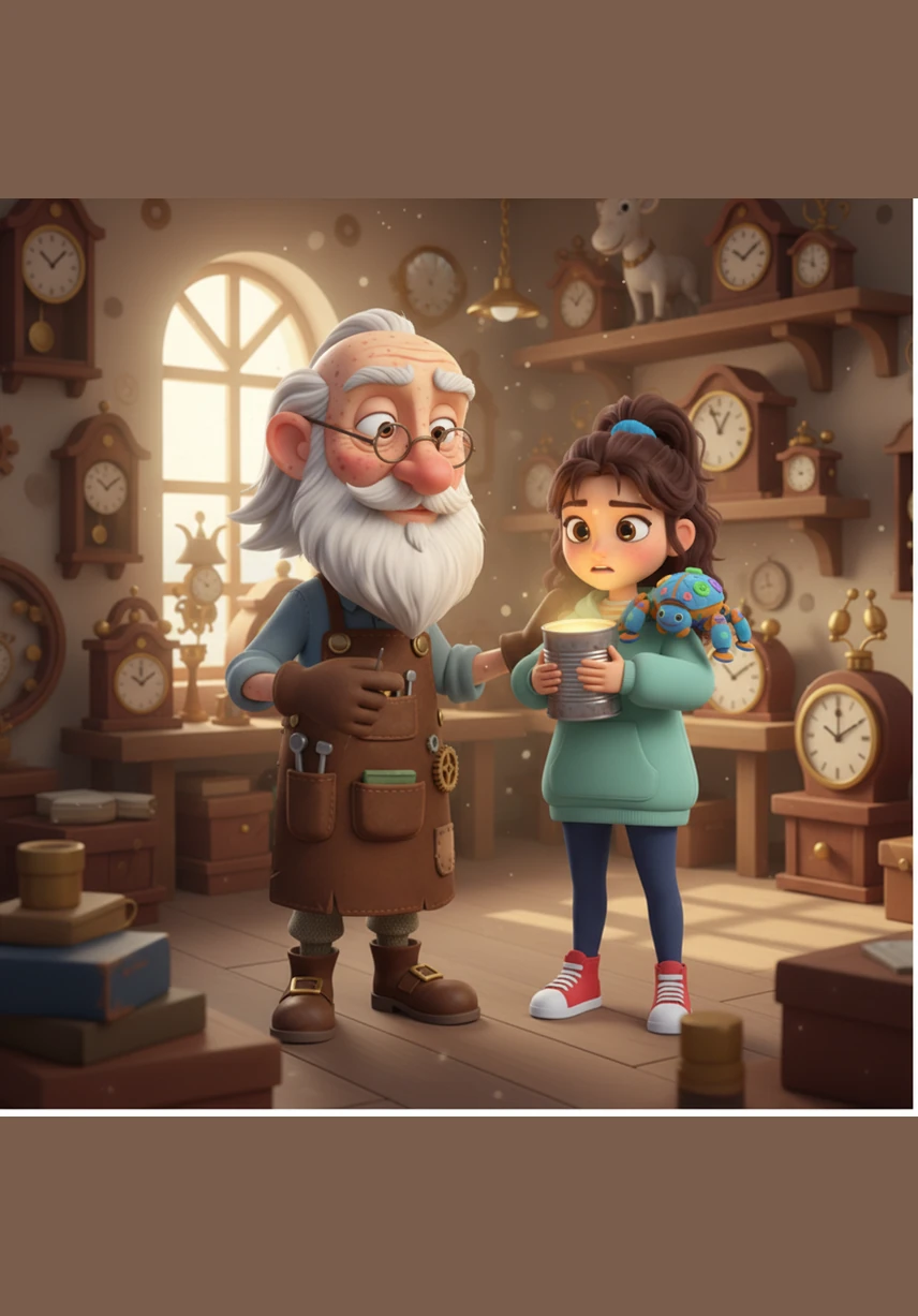 Однажды порог его лавки переступила маленькая девочка Мира, бережно прижимая к груди простую консервную банку. Она прошептала, что поймала в лесу Золотой Миг, но он внезапно перестал светиться и начал угасать.