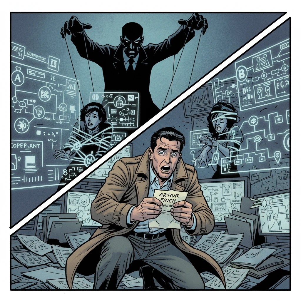 The more Arthur uncovered, the more convoluted the truth became. Isabelle's death wasn't a simple crime of passion, but rather a tangled mess of deceit, blackmail, and corporate secrets. He realized Blackwood was merely a puppet master in a much larger, darker game, and Elara was caught in its deadly strings.