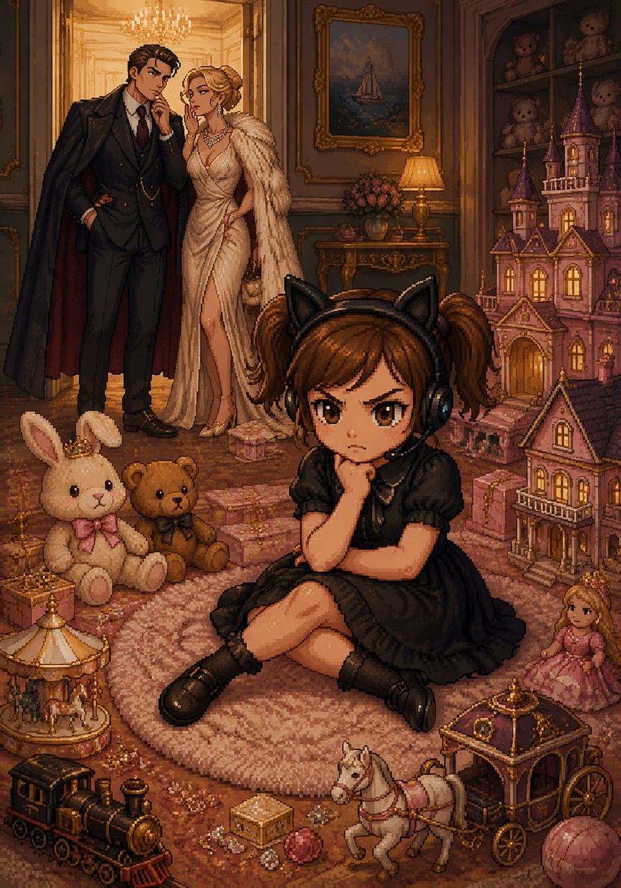 Five-year-old Penelope sat on the plush rug of her massive playroom, surrounded by expensive toys she never asked for. Her glamorous parents stood in the doorway, whispering about how they would spend her trust fund on another yacht while treating her like a simple, easily managed child. Little did they know, Penny was listening intently, her brilliant mind already formulation a master plan.