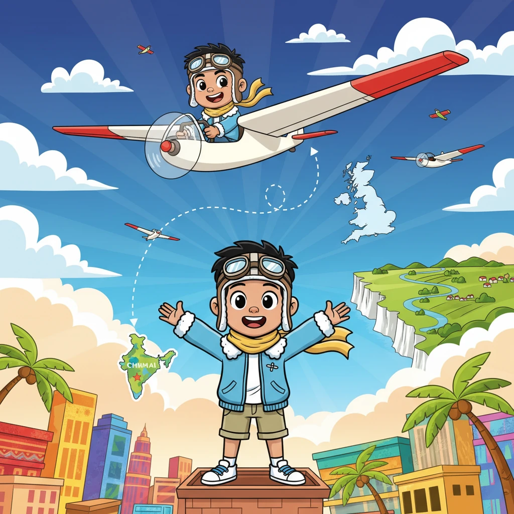 Abhinav's Sky Dream - Adventure stories