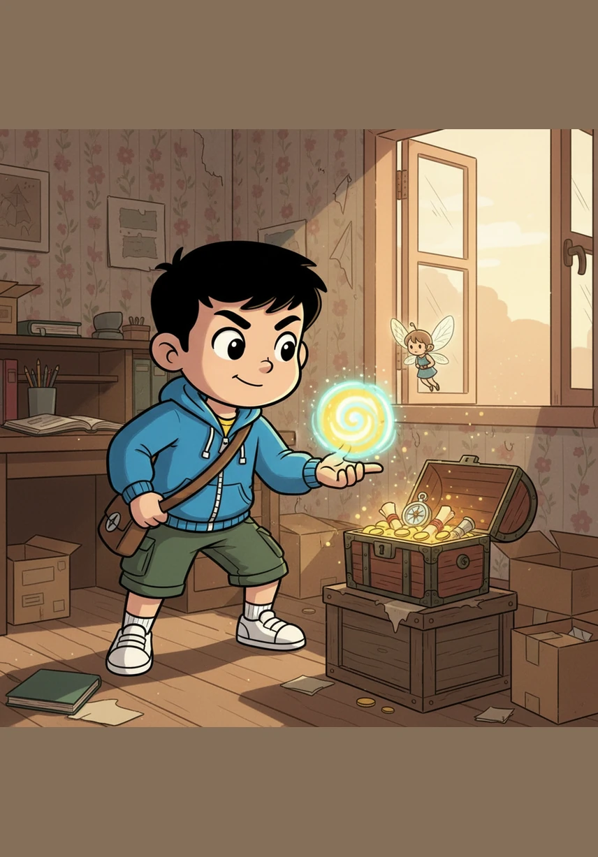 炎热的夏天，太阳像个大火球炙烤着大地，房间里也变得闷热不堪。小明按下了遥控器，酷宝立刻背起他的魔法背包，在空调管道里开始了忙碌的制冷大行动。