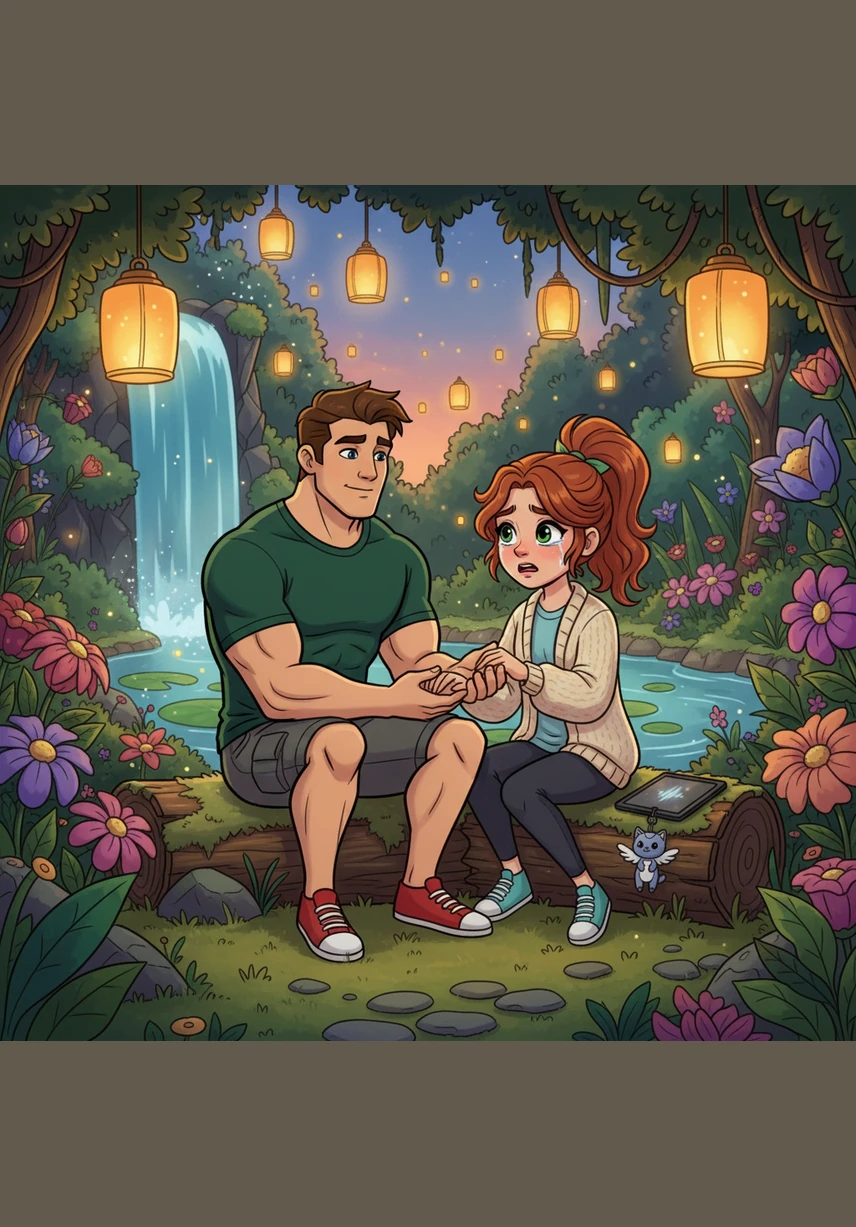 They realized that the more they laughed and shared their secrets, the brighter the garden around them glowed. Their friendship was the very magic that kept the flowers blooming and the colors vibrant in this secret sanctuary.