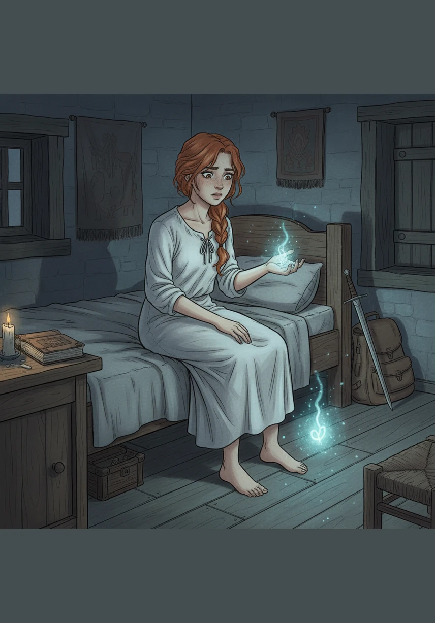 She looked around her room, half-expecting to see a shadow or a figure standing in the corner, but she was entirely alone. The air grew colder, and a faint scent of Leo’s favorite cologne seemed to drift through the stillness. Another message bubble began to pulse on the screen, indicating that more words were coming from the void.