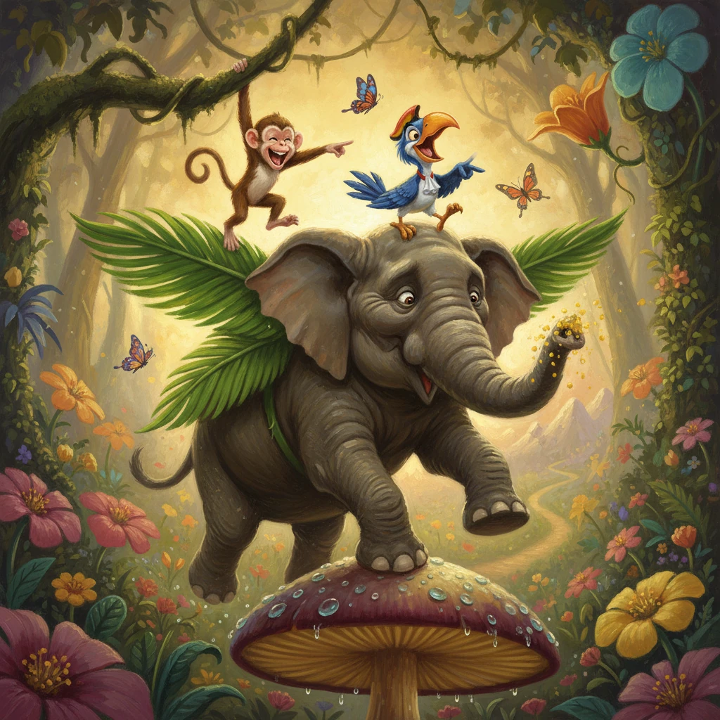 Barnaby the Butterfly Elephant - 动物故事