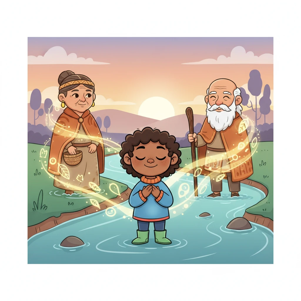 Koa then thought about the Wurundjeri Elders, both those who walked this land long ago and those who walk it today. Their wisdom flowed like the ancient rivers, nurturing the community and protecting the country. Koa pictured their kind faces, full of stories and knowledge.