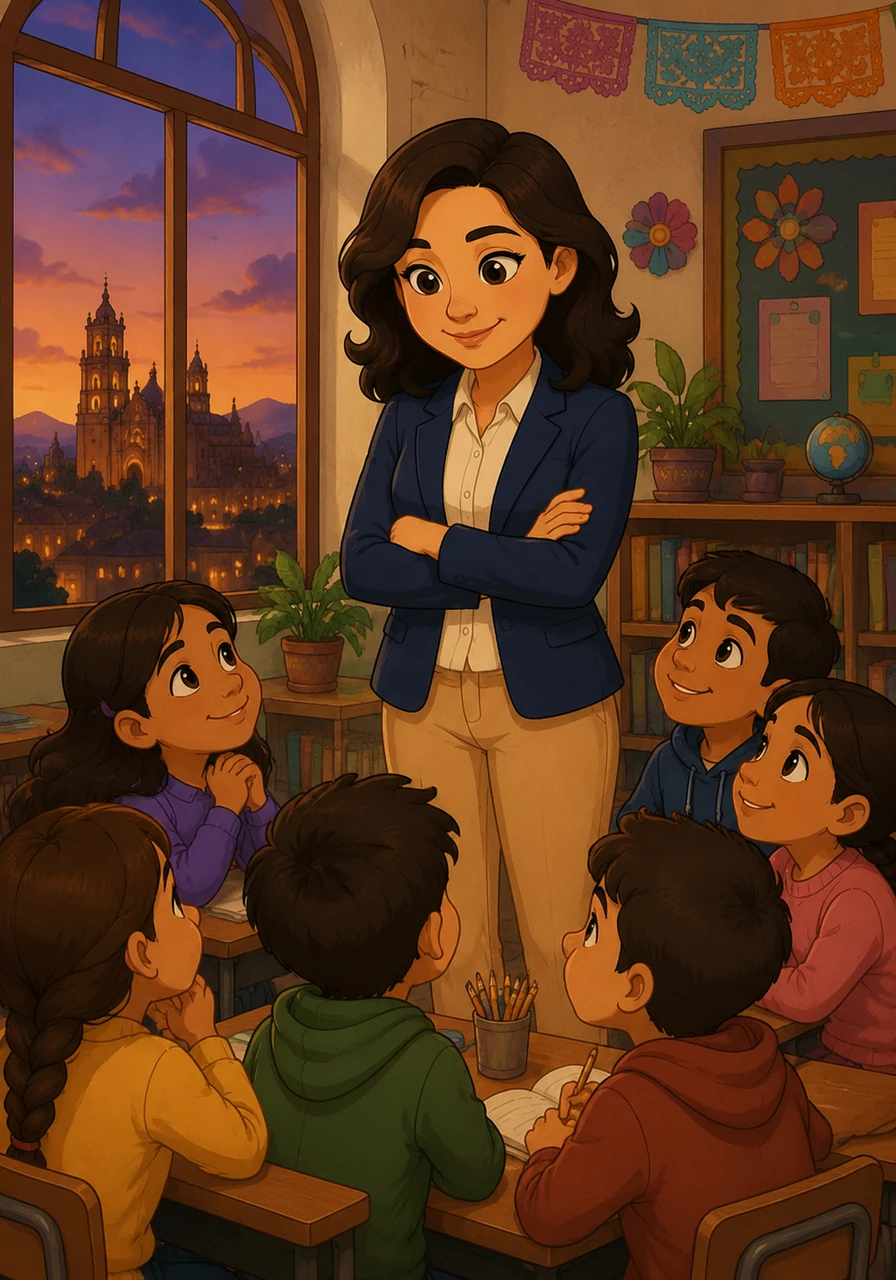 As twilight fell over Morelia, Yunuen stood once again in her classroom, looking at her thriving, enthusiastic students with immense gratitude and hope. Her journey with Doctor Olga had not only transformed her teaching practice but had also illuminated a sustainable, ethical path toward a more engaging and deeply human future.