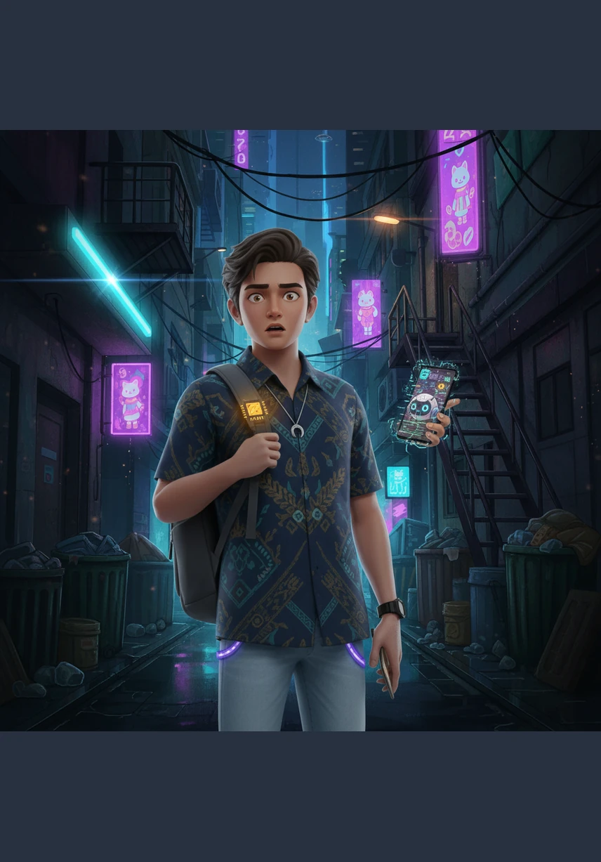 Amir memahami bahawa identiti budaya adalah tunjang kesejahteraan masyarakat yang perlu dipertahankan. Dengan mengimbangi teknologi dan tradisi, dia bertekad menggunakan ICT secara bertanggungjawab demi masa depan negara yang lebih gemilang.